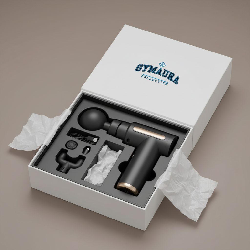 GymAura branded premium packaging image