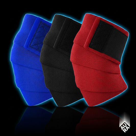 GymAura Knee Wraps Hero - Clean