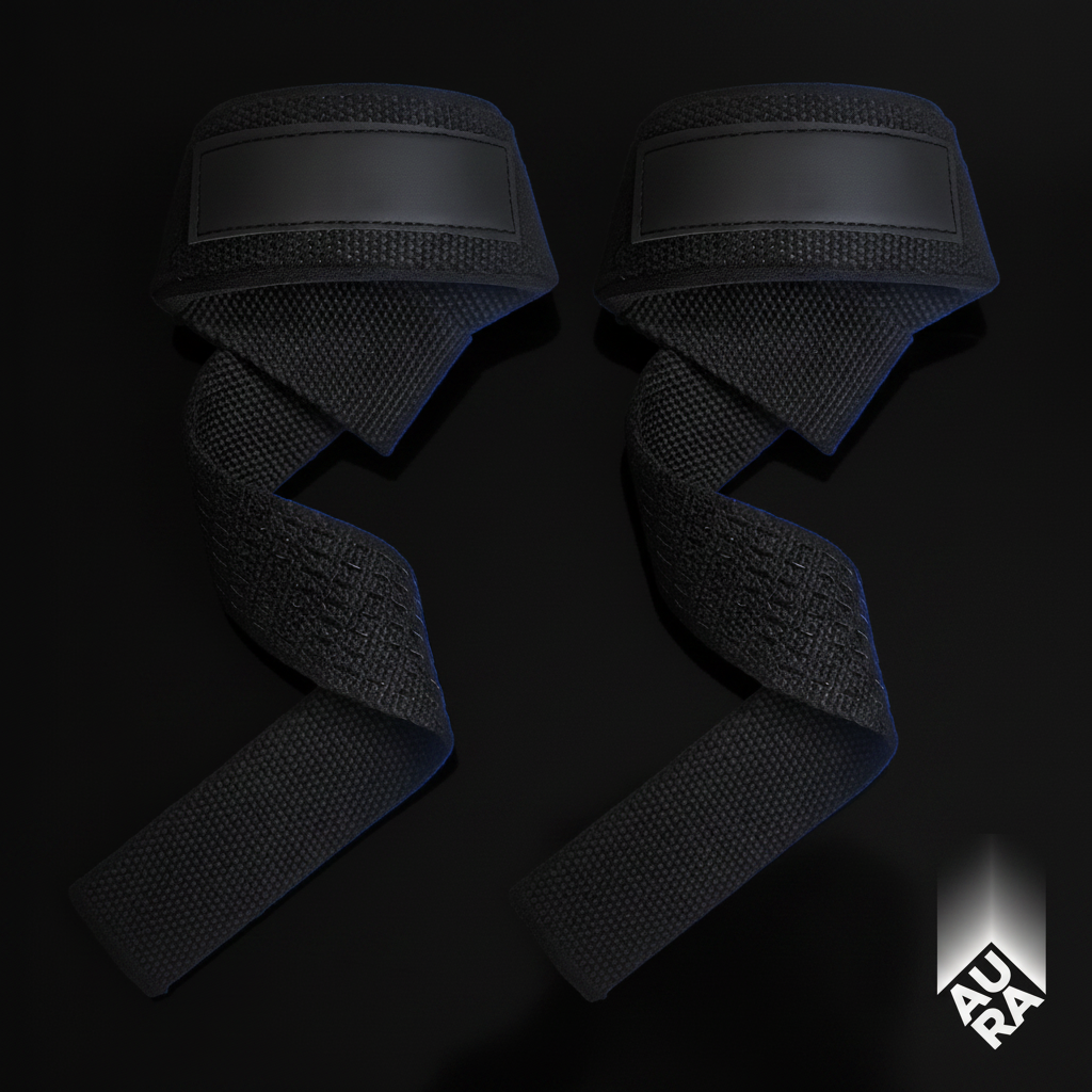GymAura Lifting Straps Hero - Clean